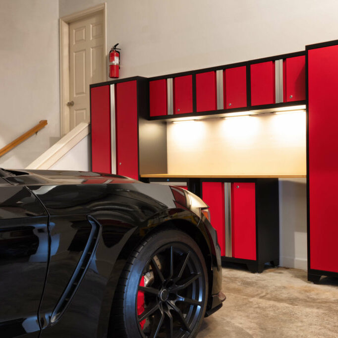 custom garage cabinets